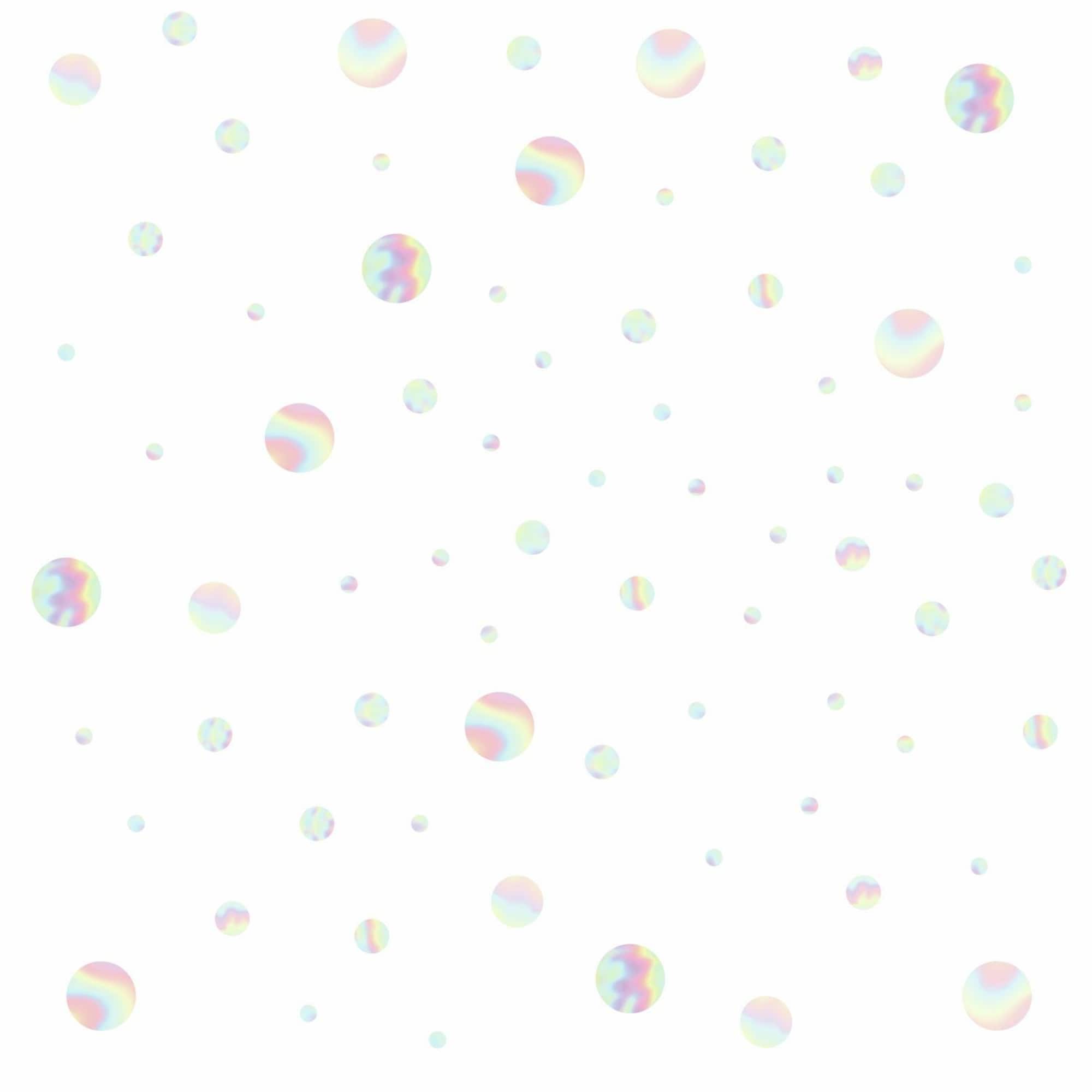 RoomMates Holographic Circle Peel & Stick Wall Decals